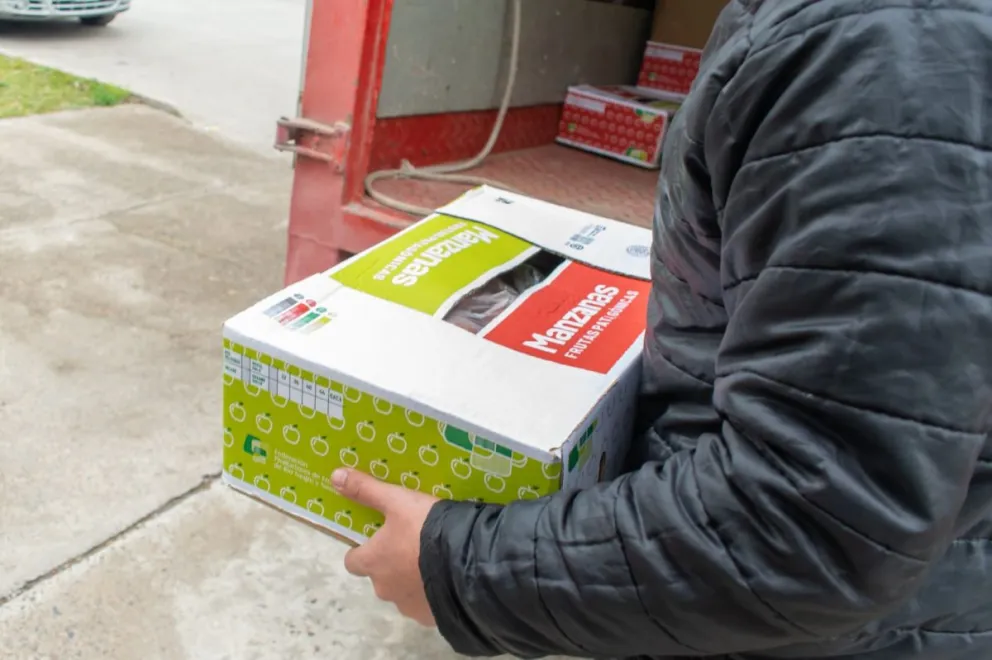 Comenzó la entrega de frutas y verduras frescas a familias rionegrinas
