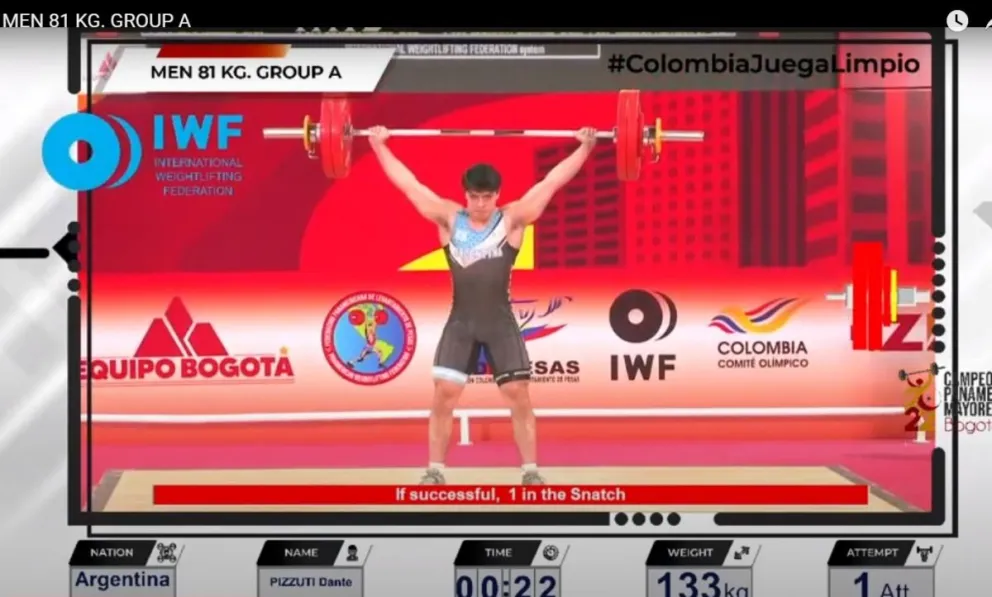 Dante Pizzuti puso su sello en el Panamericano de Colombia