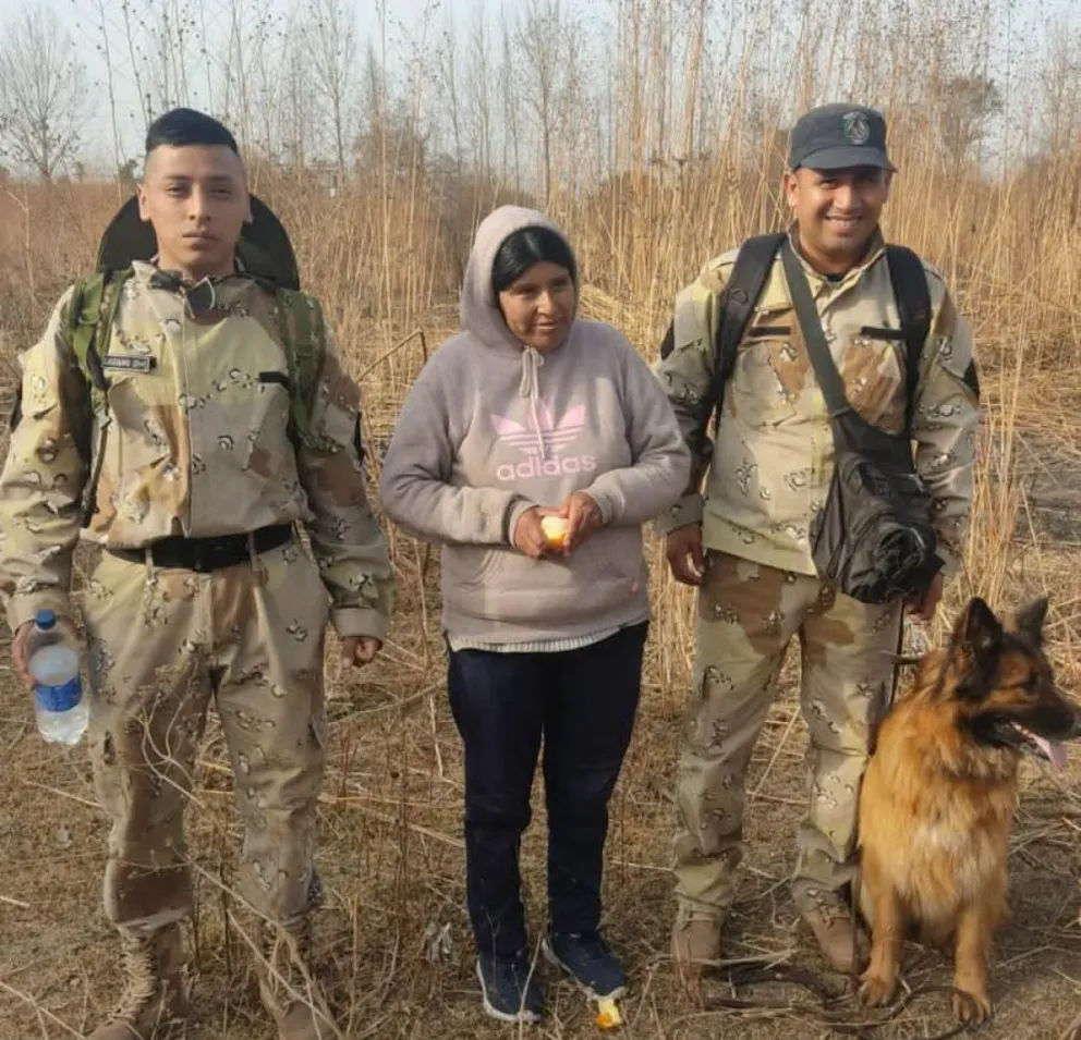Un perro policía dio con el paradero de Aurelia Mamaní: llevaba días desaparecida