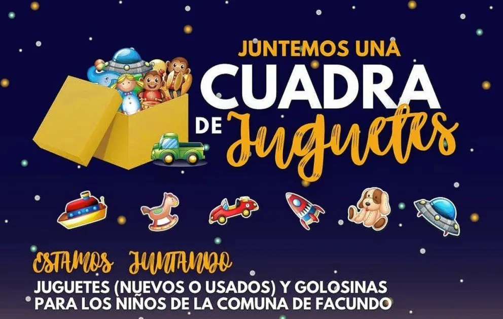 “Juntemos una cuadra de juguetes”, la cruzada solidaria de Rotary de Comodoro para festejar el Día de las Infancias