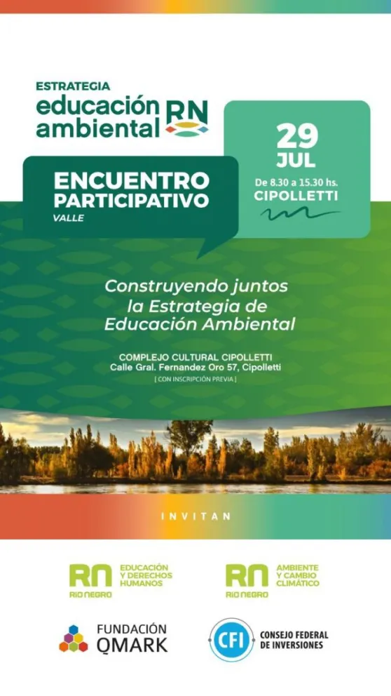 Vos podes ser parte del diseño de estrategias ambientales