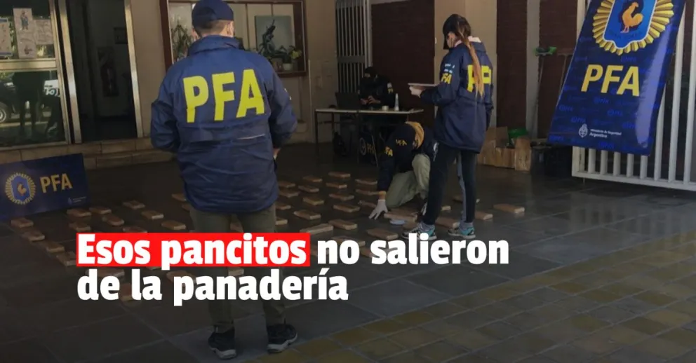 Secuestraron 67 panes de droga que venían en una encomienda