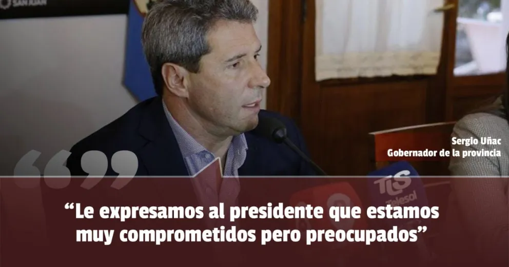 Uñac y los gobernadores le pidieron medidas urgentes a Alberto Fernández 