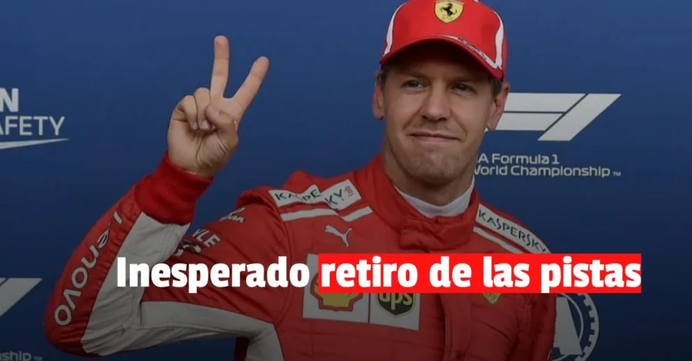 El piloto Sebastián Vettel se retira de la Fórmula Uno y lo dio a conocer a través de un comunicado 