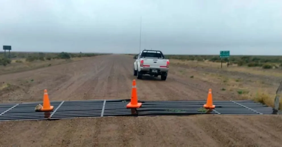 Cerraron rutas internas de Península Valdés por las intensas lluvias