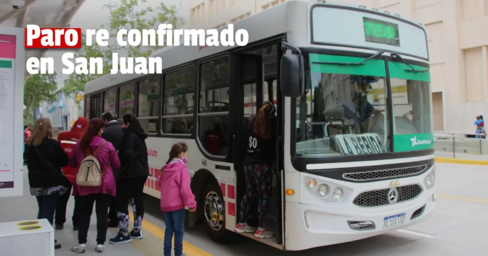 Fracasó la audiencia en nación y UTA San Juan ratificó el paro de colectivos  