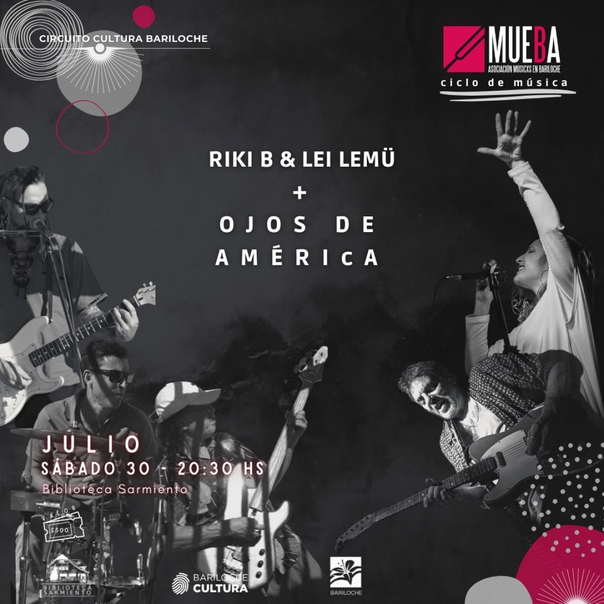 Continúan los ciclos musicales de MUEBA: Riky B – Lei Lemu y Ojos de América 