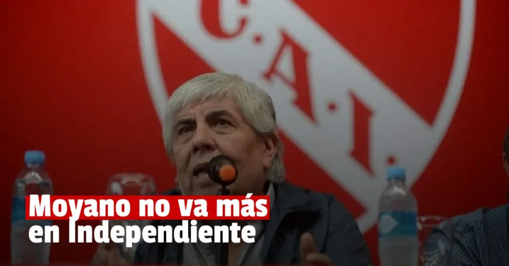 Se terminó la era de Hugo Moyano en Independiente: anunció que no se presentará en las elecciones