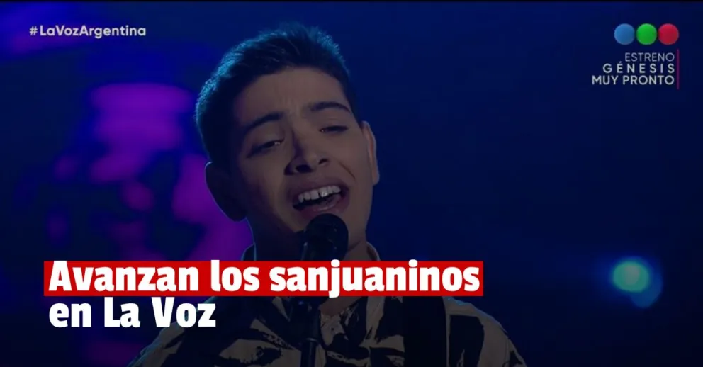Nicolás Olivieri, otro sanjuanino que pasó a las próxima ronda de La Voz