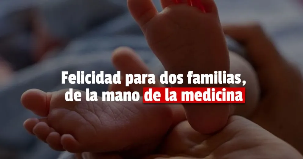 Nacieron dos bebés gracias al tratamiento de fertilidad en el Hospital Rawson
