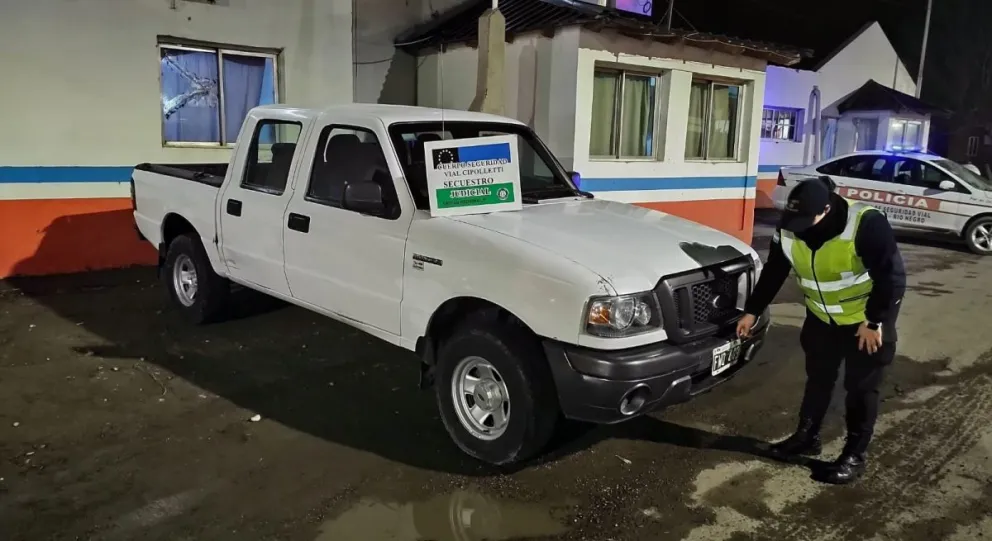 Lo atraparon en el Valle con un vehículo robado en La Plata