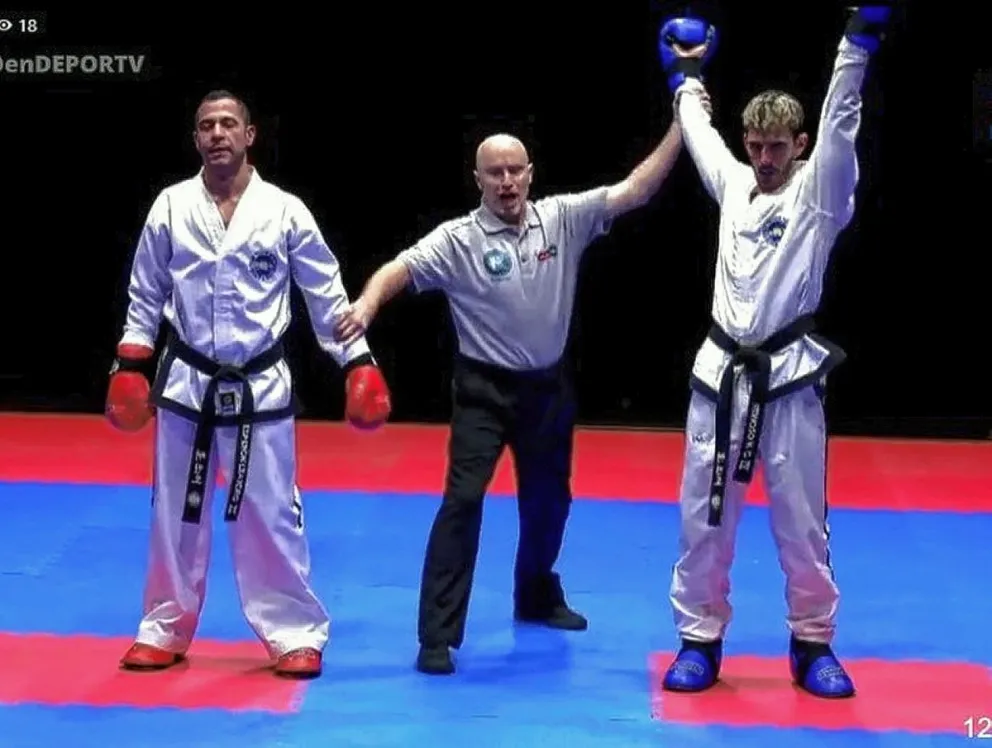 Hugo Reinoso campeón en el Mundial de Tae Kwon Do ITF