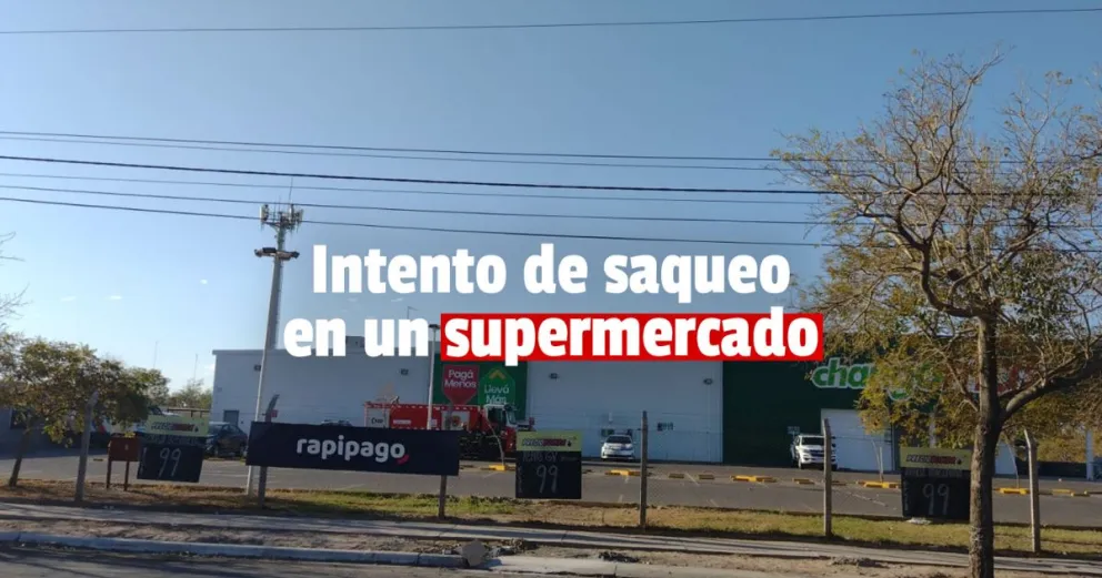 Intento de saqueo en un supermercado de Rawson
