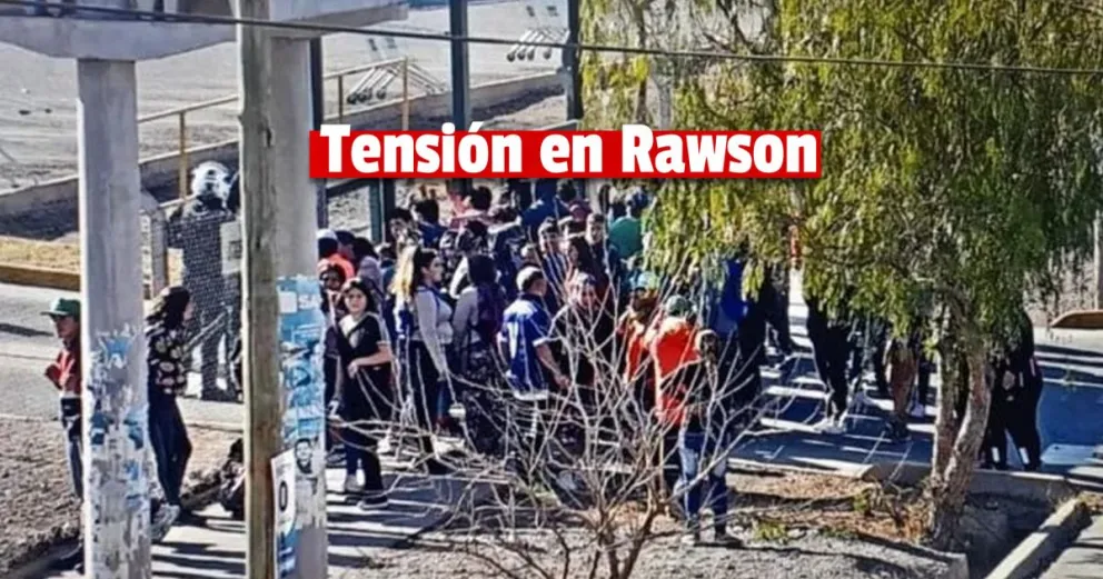 Así intentaban entrar a saquear en Rawson