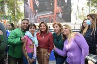 La intendente Fuentes visitó la Feria y participó de una jornada de Ecocanje