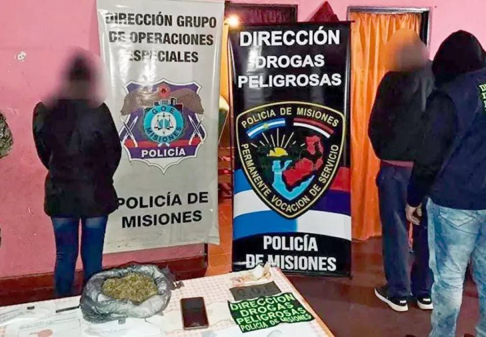 Desarticularon un nuevo kiosco de drogas en barrio Yacyretá