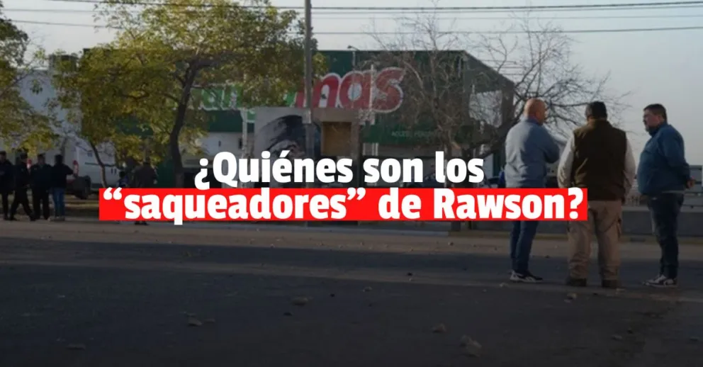 ¿Quiénes son los detenidos en el intento de saqueo al supermercado de Rawson?