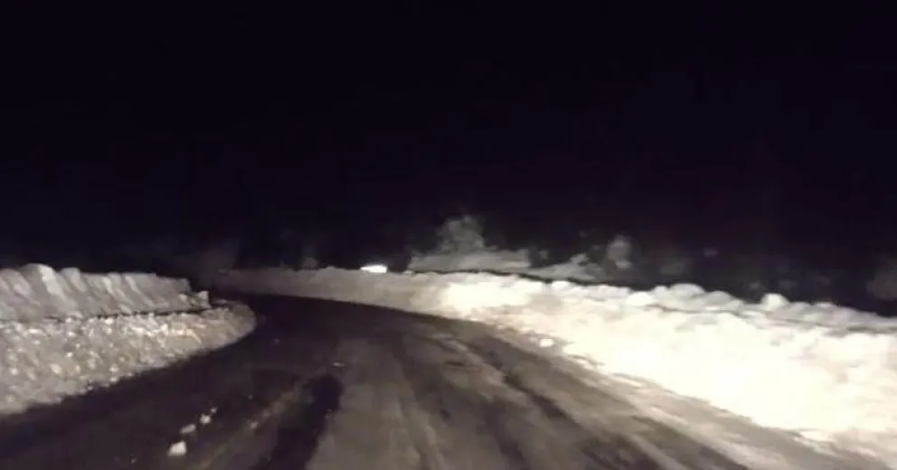 Extrema precaución por hielo entre Bariloche y El Bolsón  