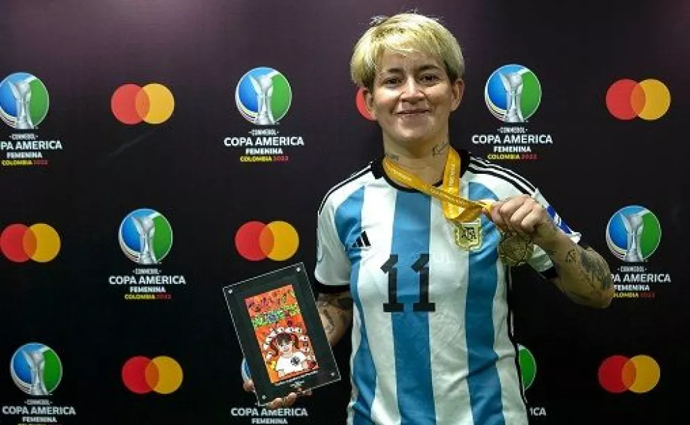 La misionera Yamila Rodríguez, goleadora de la Copa América 2022