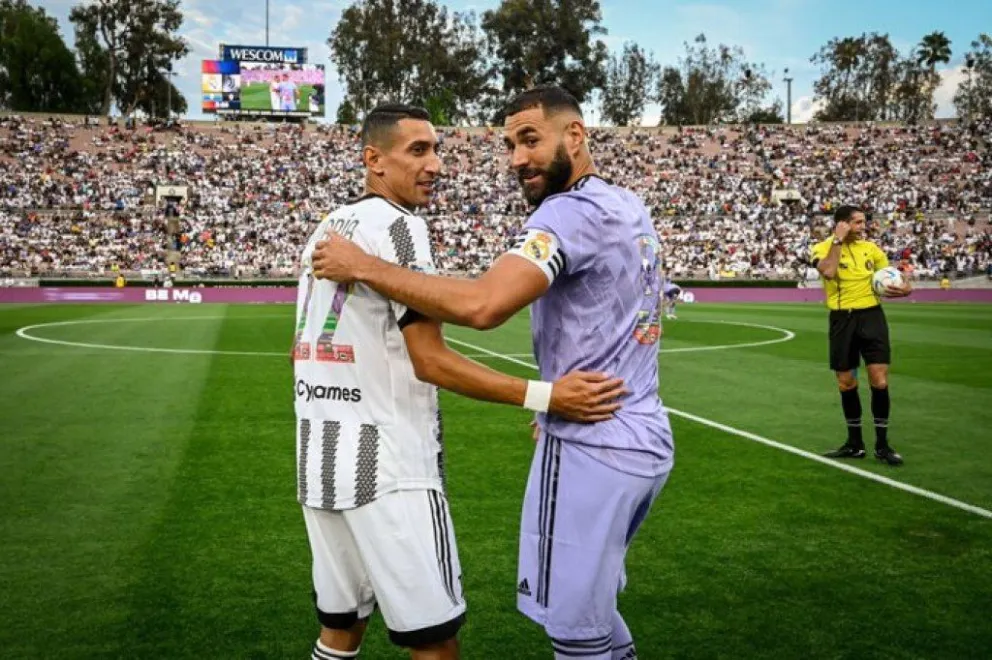 Real Madrid venció 2 a 0 a la Juventus de Di María en Estados Unidos