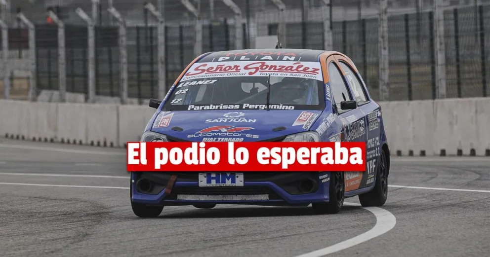 Un piloto sanjuanino obtuvo el tercer puesto en la final de Clase 2