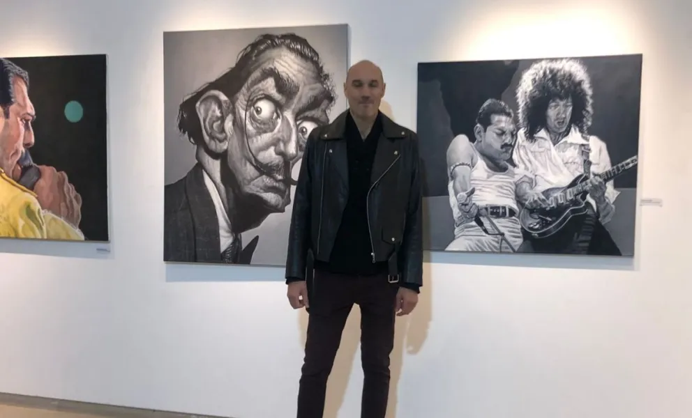 Los personajes de la historia contemporánea revivieron en la exitosa muestra de “Naco” Fichetti
