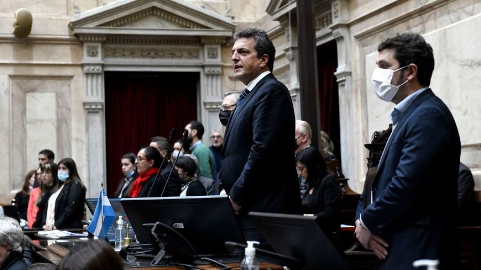 Este lunes Massa renuncia a la presidencia de la Cámara de Diputados