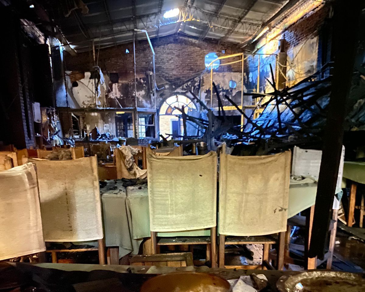 Se incendió un reconocido restaurante de Posadas