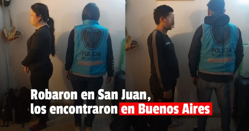 Robaron, se fueron de la provincia, pero los encontraron en Buenos Aires