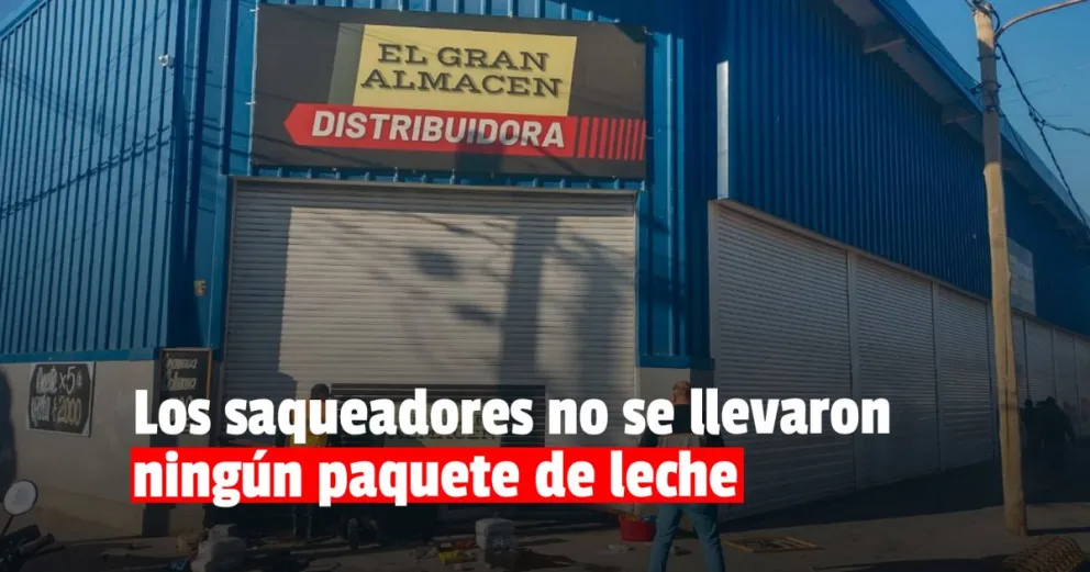 Intento de saqueos: “Mis compañeros defendieron el lugar de trabajo”
