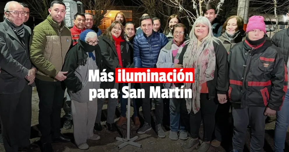 El departamento de San Martín tiene nueva iluminación 