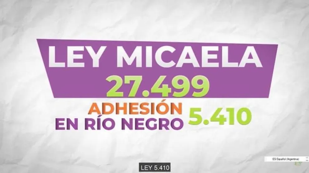 Ley Micaela: inició el último tramo de formación a estatales rionegrinos 