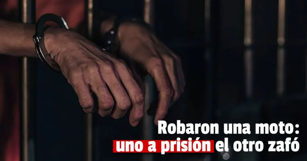 Dejó la moto en la vereda y se la robaron: condenaron a los ladrones 
