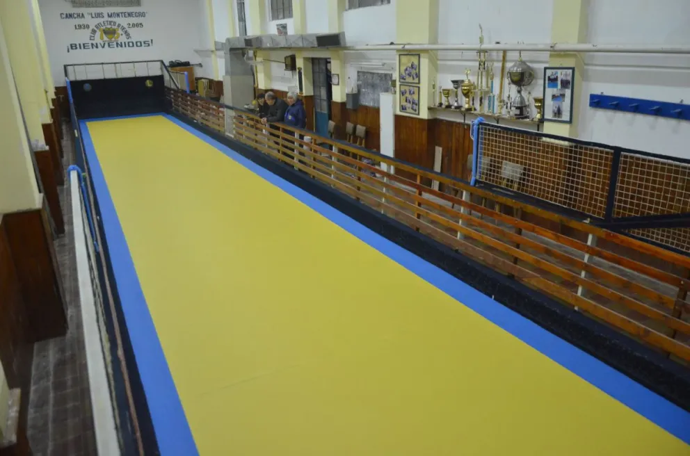 Atenas sigue avanzando: reacondicionó la cancha de bochas "Luis Montenegro"