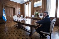 Sergio Massa y Cristina Fernández de Kirchner dieron una muestra de unidad
