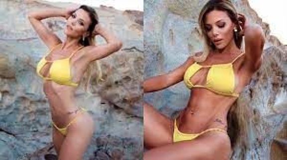 Evangelina Anderson lució una microbikini y los fans se volvieron locos
