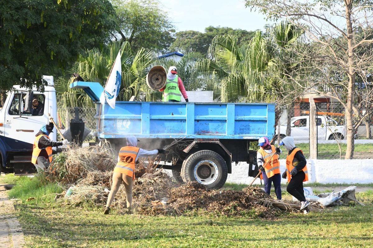 Los barrios San Cayetano, Illia, Incone, Hipólito Yrigoyen y La Alborada, beneficiados con los trabajos integrales del Municipio