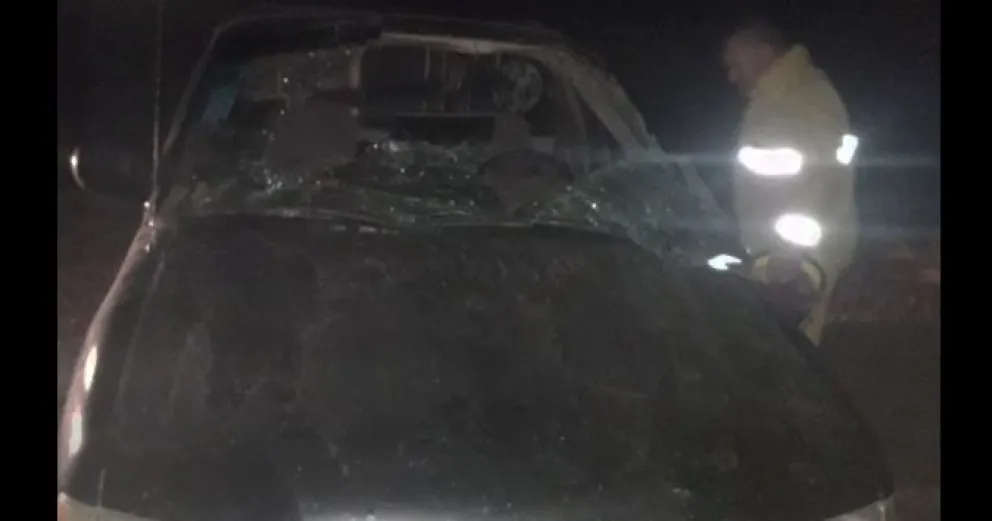 Un accidente hizo sonar la alarma a primera hora