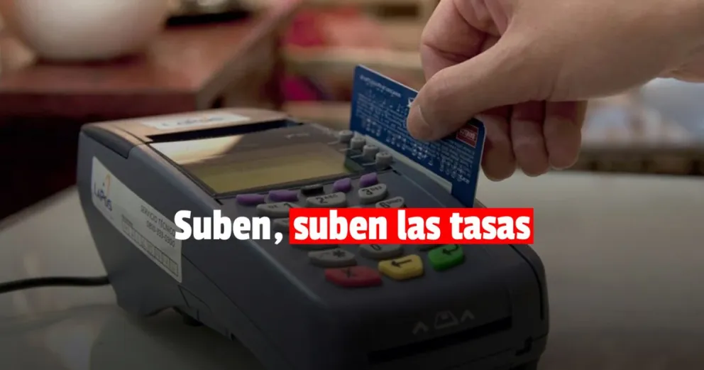 El Banco Central aumentó el interés para los pagos mínimos de las tarjetas