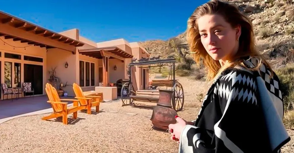 Así es la lujosa mansión en el desierto que vendió Heard para poder pagarle a Johnny Depp