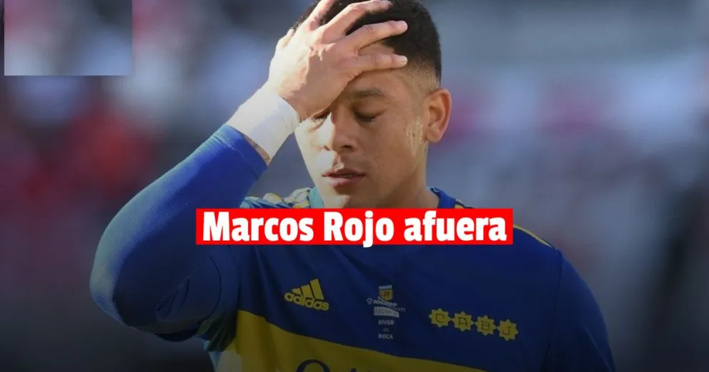 Marcos Rojo sufrió un desgarro y estará varias semanas fuera de las canchas