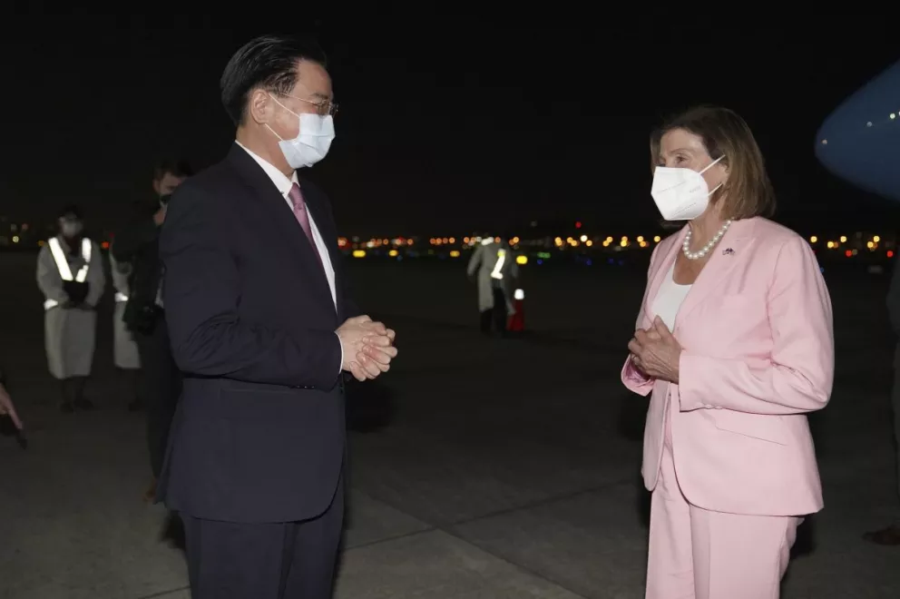 Nancy Pelosi llegó a Taiwán y escala la tensión entre Estados Unidos y China