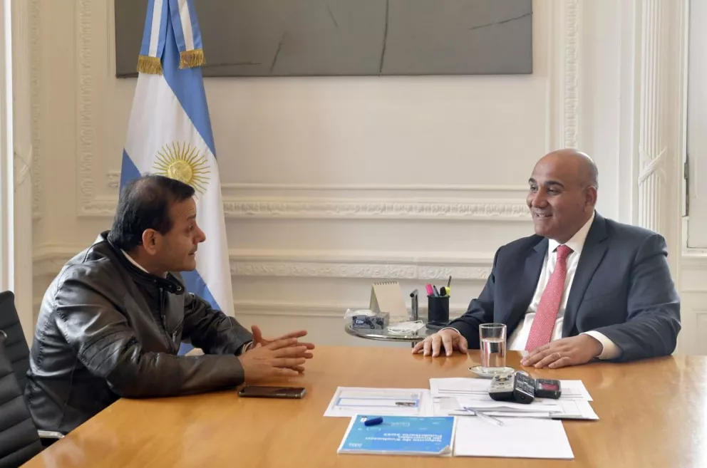 El gobernador Herrera Ahuad se reunión con el Jefe de Gabinete Juan Manzur