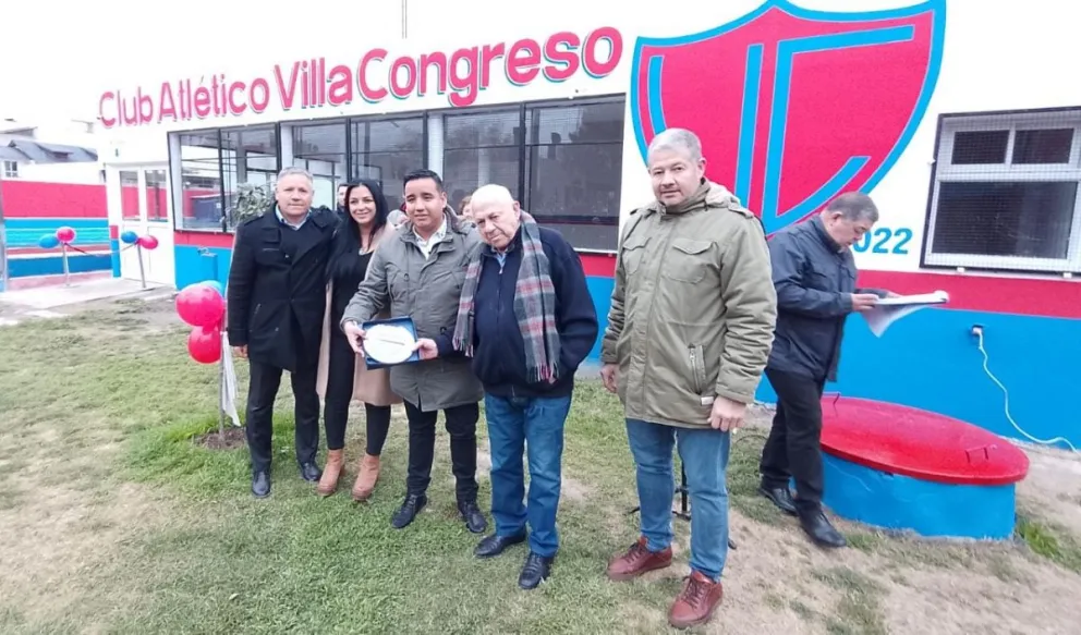 En un emotivo acto y bajo un cielo plomizo Villa Congreso festejó su 94° aniversario 