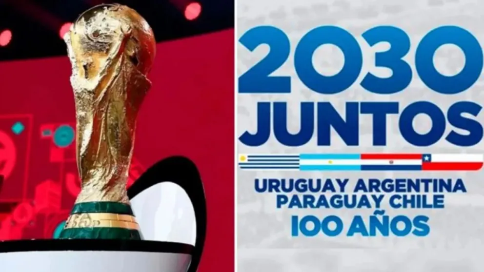 Mundial 2030: Argentina, Uruguay, Paraguay y Chile lanzaron la candidatura