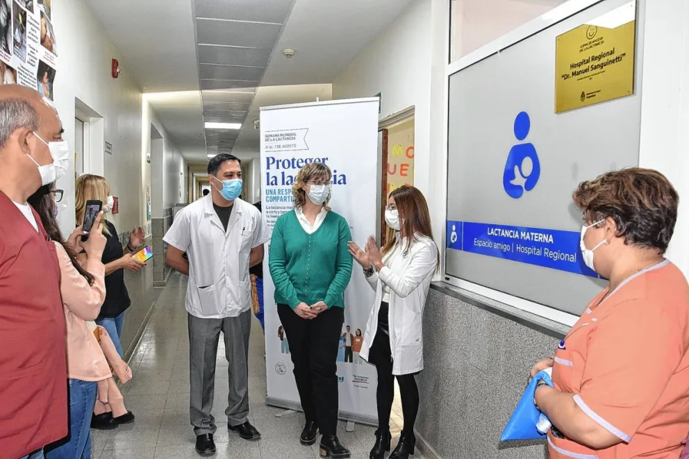 El Ministerio de Salud de la Nación reconoció al Espacio Amigo de la Lactancia del Hospital Regional