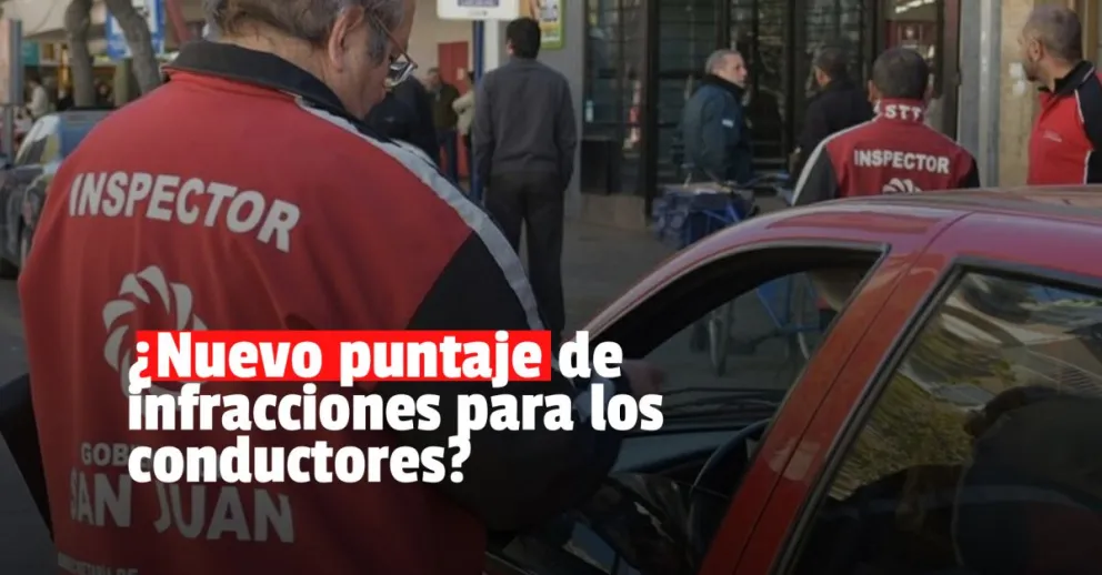 Los conductores tendrán un nuevo sistema de puntaje para la inhabilitación de sus licencias