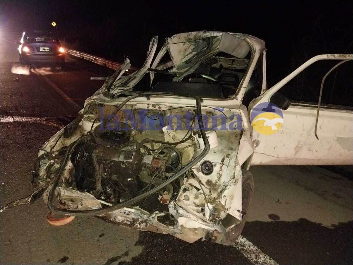 Chocó contra un caballo y está internado en el hospital