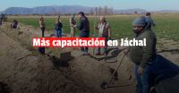 Los sectores productivos de Jáchal pudieron capacitarse en sistemas de riego