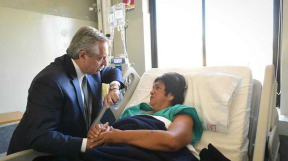  El presidente visitó a Milagro Sala: "Siempre he planteado lo indebido de su detención"